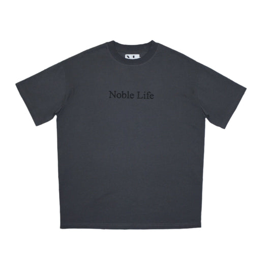 Charcoal Embroidered T-Shirt