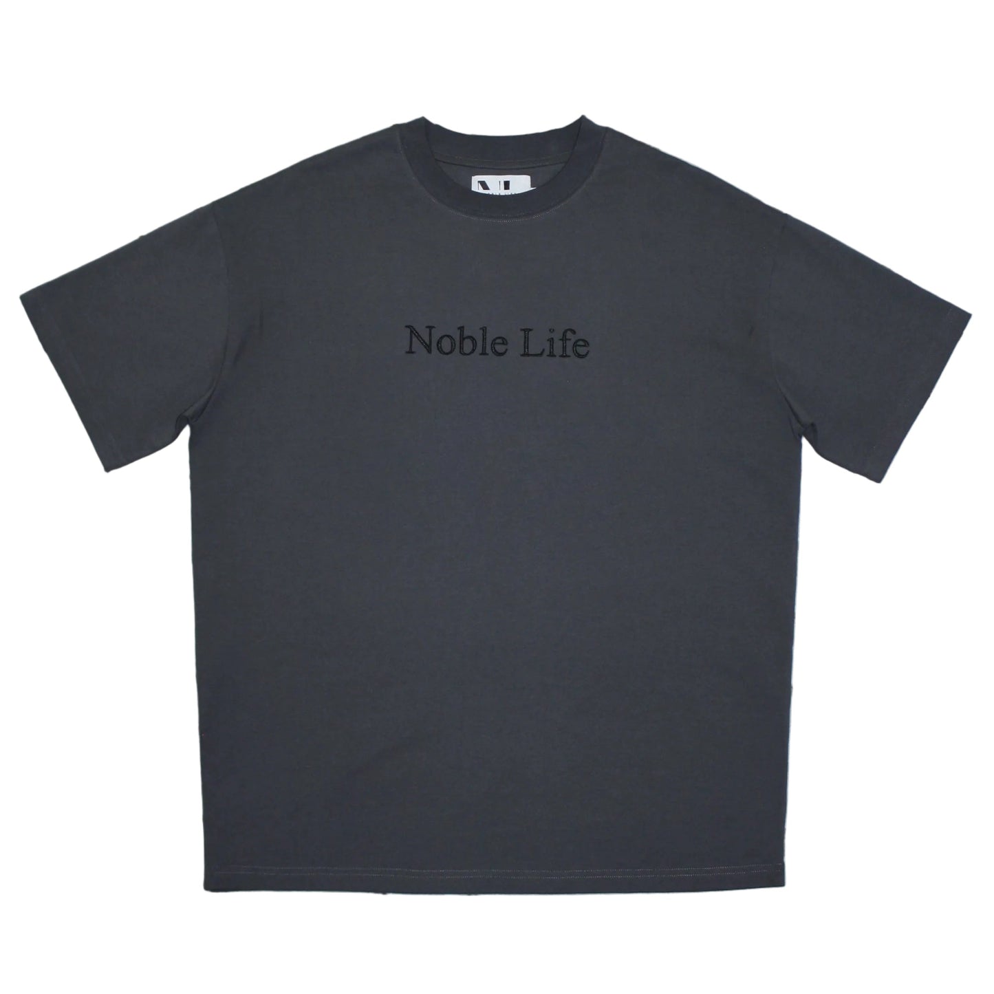 Charcoal Embroidered T-Shirt