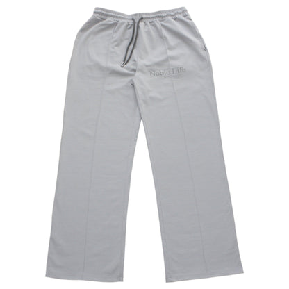 Cool Grey Embroidered Pant