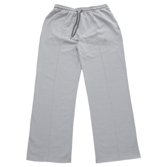 Cool Grey Embroidered Pant