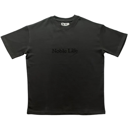 Charcoal Embroidered T-Shirt