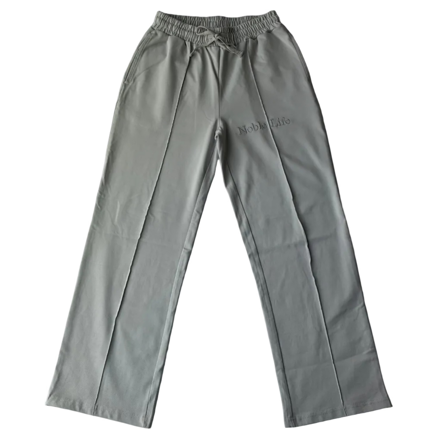 Cool Grey Embroidered Pant