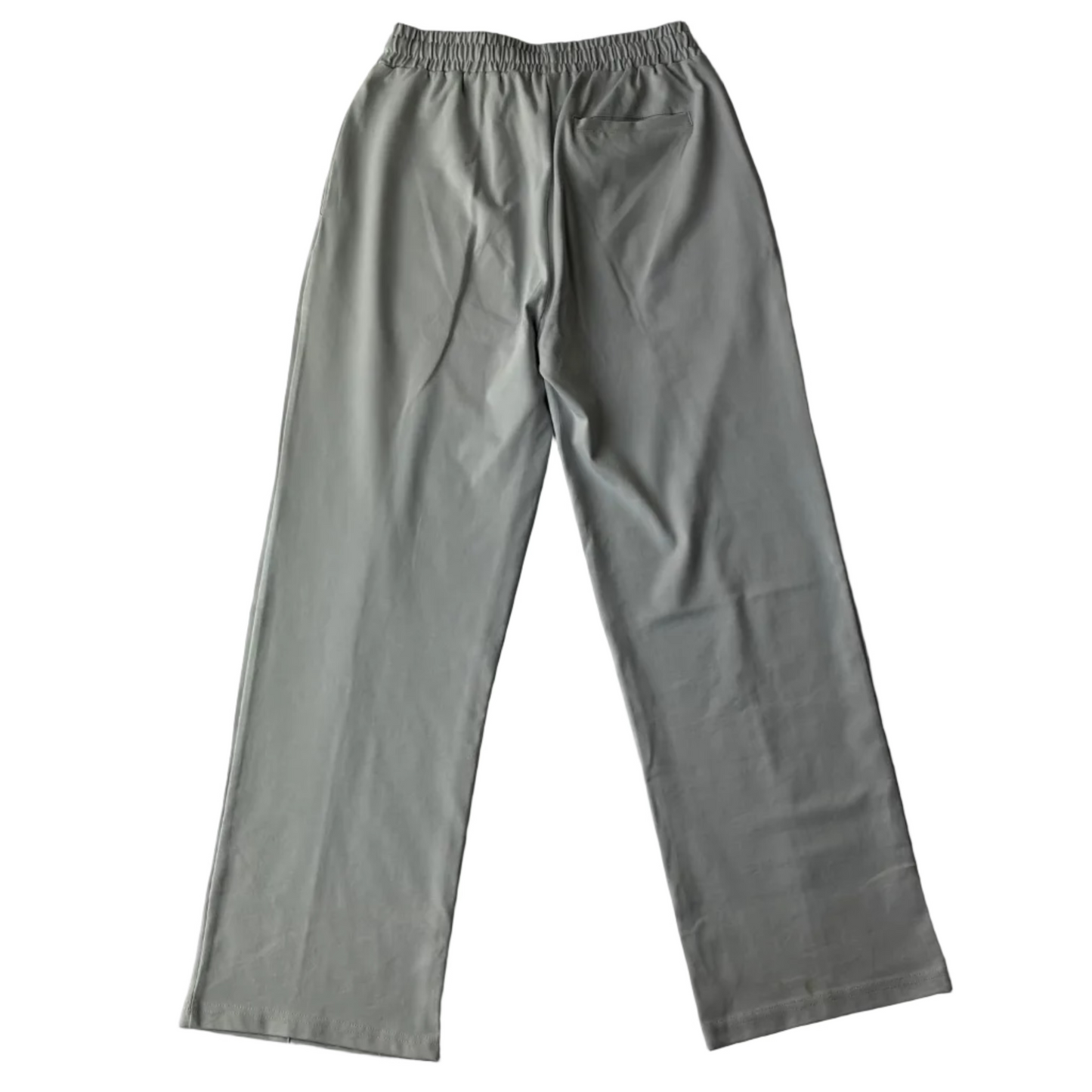 Cool Grey Embroidered Pant