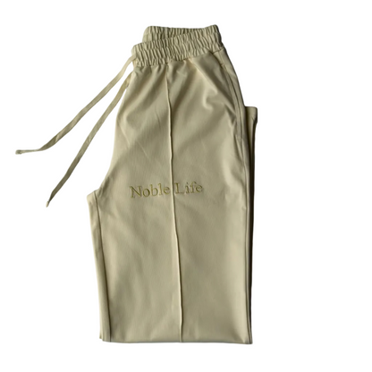 Ivory Embroidered Pant