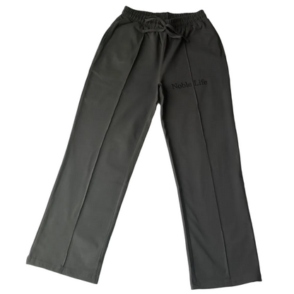 Charcoal Embroidered Pant